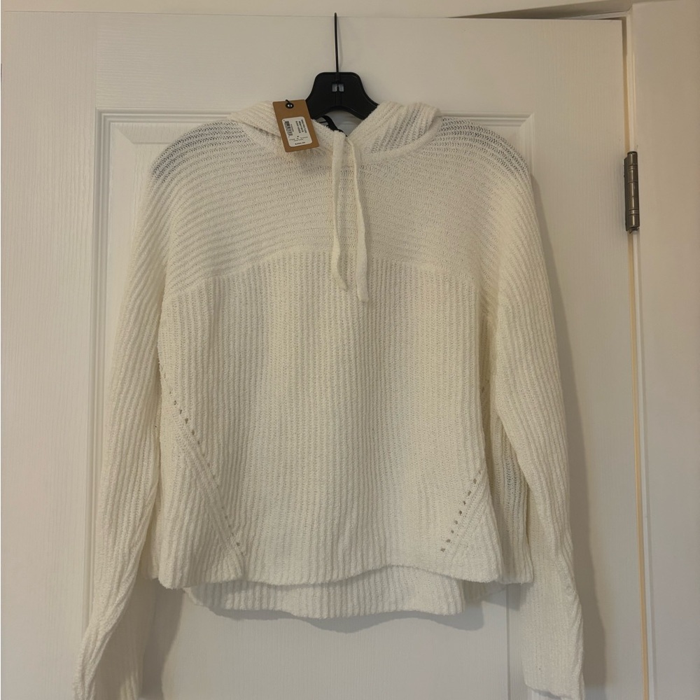 NWT rag & bone bright white sunny hoodie